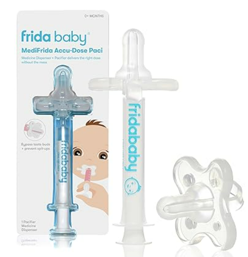 Frida Baby Medicine Dispenser, Medi Frida Baby Medicine Syringe & Accu-Dose Pacifier for Mess & Fuss Free Use