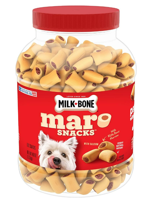 Milk-Bone MaroSnacks Small Dog Treats With Bone Marrow, 40 Ounce Container