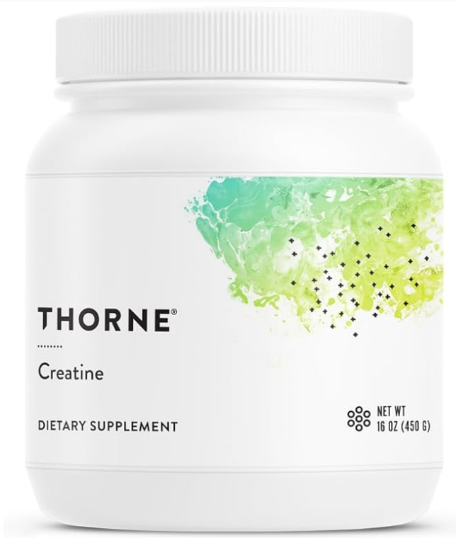 THORNE - Creatine - Creatine Monohydrate, Amino Acid Powder - Support Muscles, Cellular Energy and Cognitive Function* - Gluten-Free, Keto - NSF Certified for Sport - 16 Oz - 90 Servings